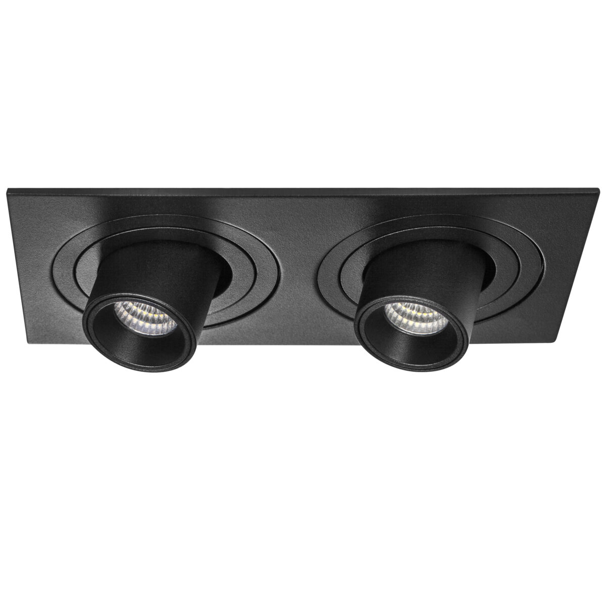 i527174 Светильник INTERO TUBO LED 7W*2 360LM*2 60G ЧЕРНЫЙ 4000K (217527+217174+217174) — изображение 2