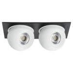i5276464 Светильник INTERO LED 9W*2 850LM*2 24G ЧЕРНЫЙ/БЕЛЫЙ 4000K (217527+217064+217064) — изображение 2