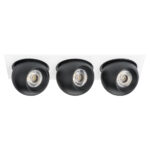 i536747474 Светильник INTERO LED 9W*3 850LM*3 24G БЕЛЫЙ/ЧЕРНЫЙ 4000K (217536+217074+217074+217074) — изображение 2
