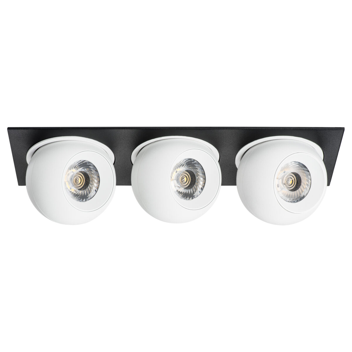 i537646464 Светильник INTERO LED 9W*3 850LM*3 24G ЧЕРНЫЙ/БЕЛЫЙ 4000K (217537+217064+217064+217064) — изображение 2