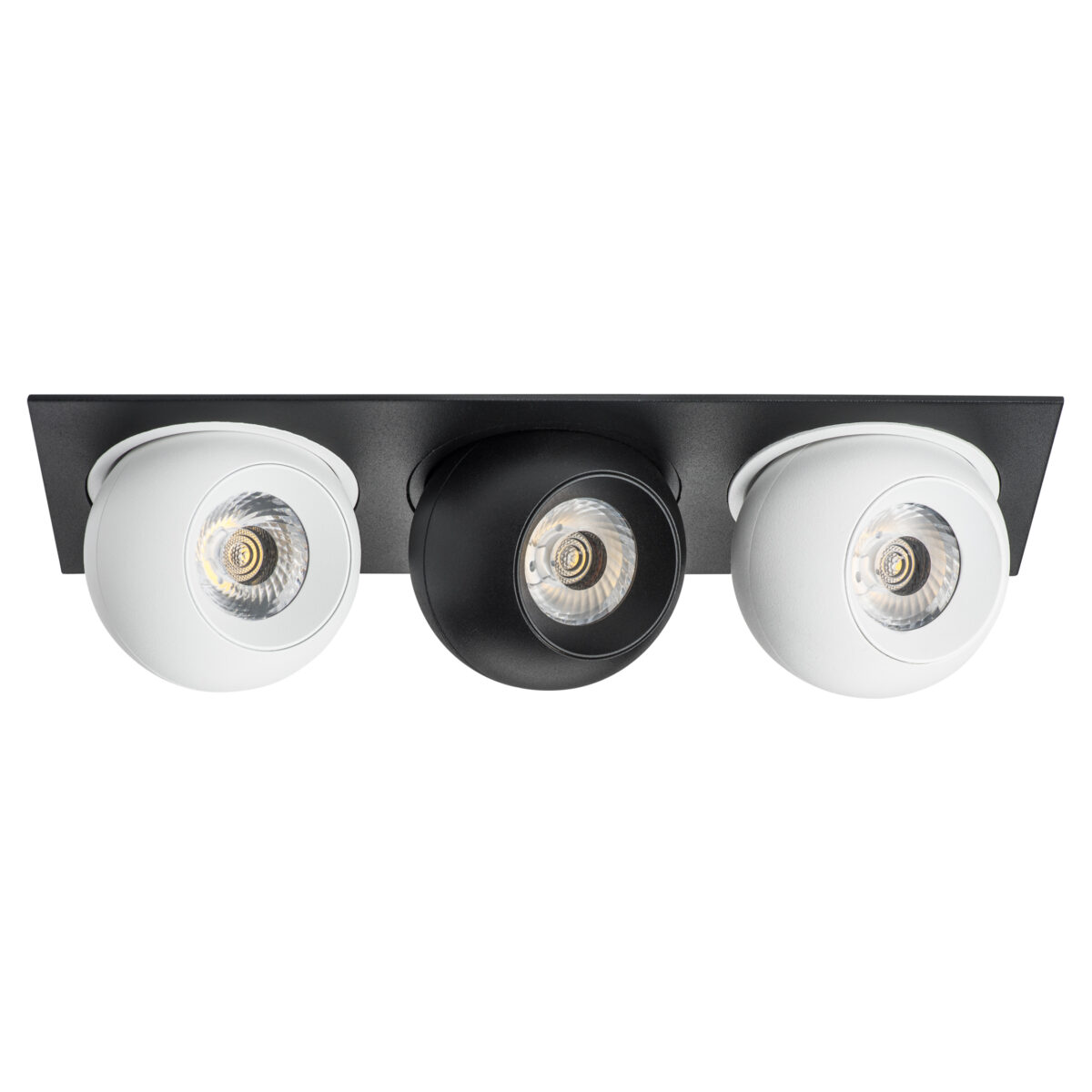 i537647464 Светильник INTERO LED 9W*3 850LM*3 24G ЧЕРНЫЙ/БЕЛЫЙ 4000K (217537+217064+217074+217064) — изображение 2