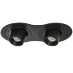 i627172 Светильник INTERO TUBO LED 7W*2 360LM*2 60G ЧЕРНЫЙ 3000K (217627+217172+217172) — изображение 2