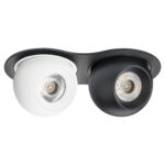 i6276272 Светильник INTERO LED 9W*2 850LM*2 24G ЧЕРНЫЙ/БЕЛЫЙ 3000K (217627+217062+217072) — изображение 2