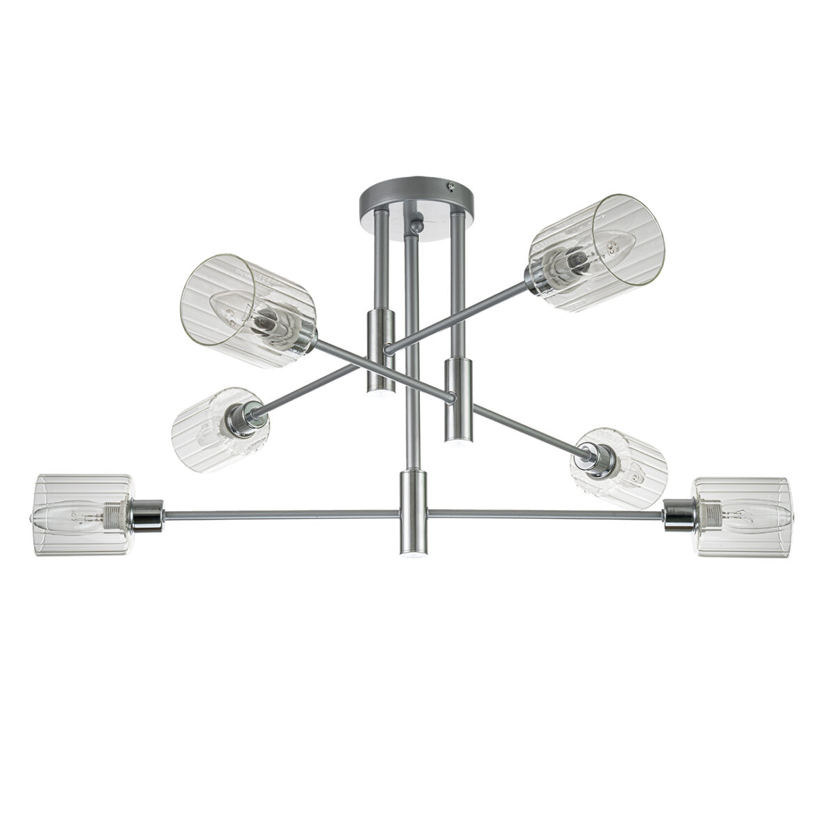 Escada 1140/6P E14*40W Silver/Chrome — изображение 2