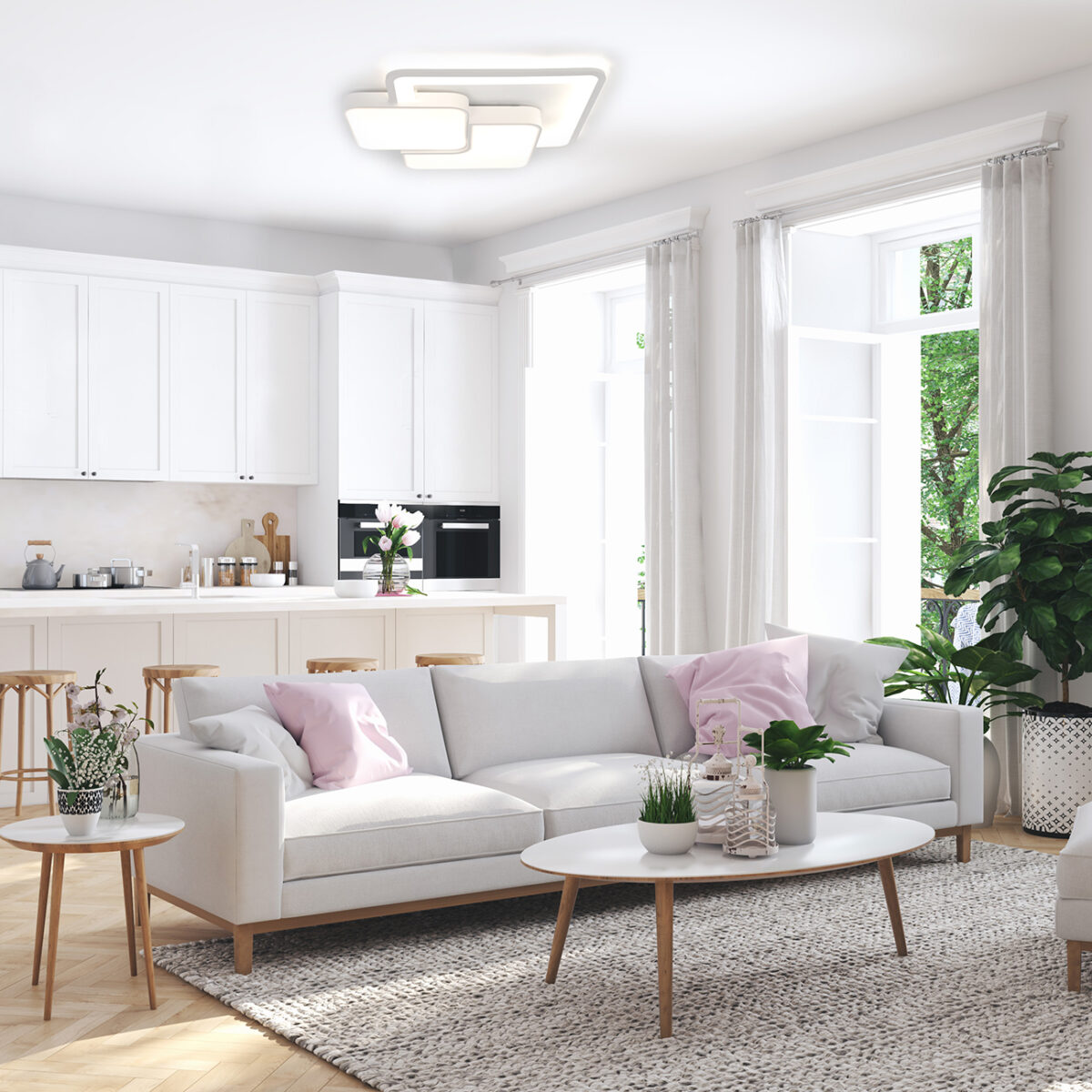 Escada 10298/3 LED*91W White — изображение 6