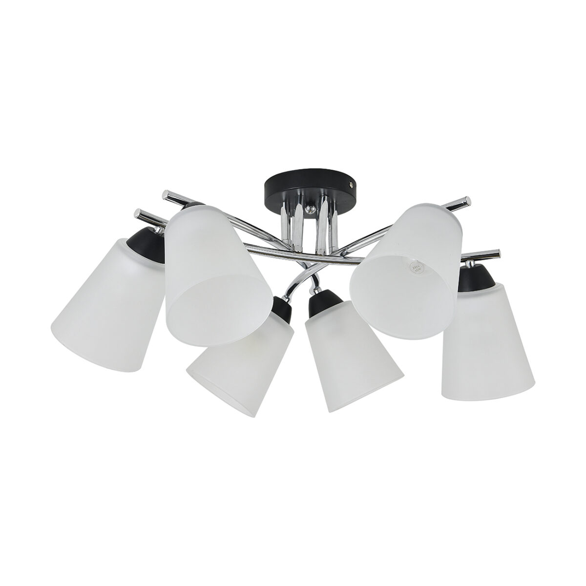 Escada 2132/6P E27*60W Black/Chrome — изображение 2