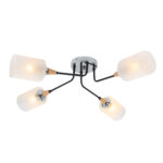 Escada 2101/4P E27*60W Black/Chrome