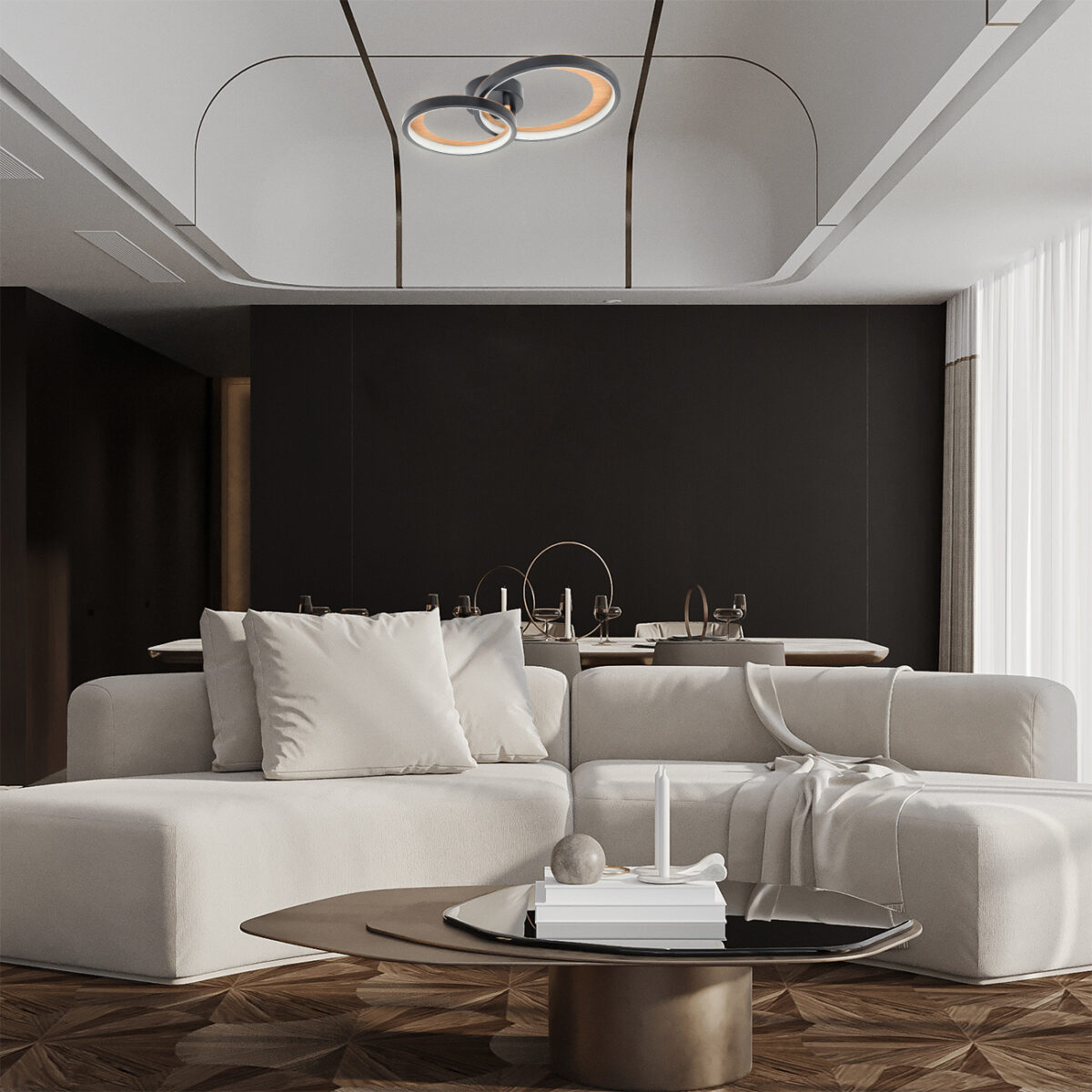Escada 10265/2 LED*48W Black/Wood — изображение 3