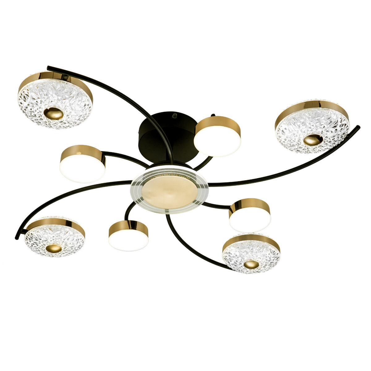 l82860 Escada 10208/8 LED*110W Black/Gold — изображение 1