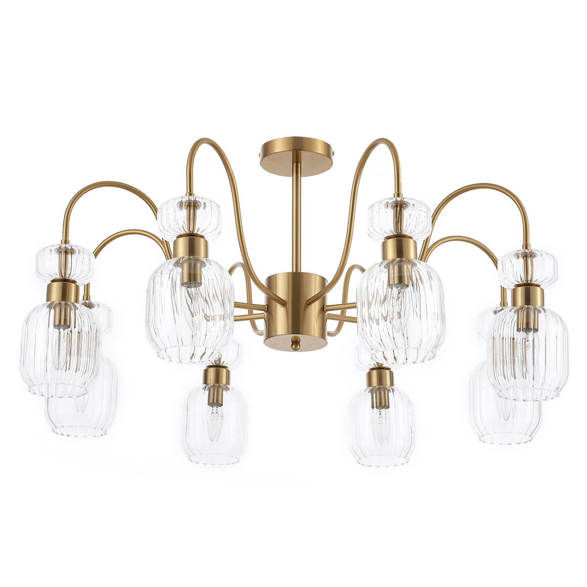 Escada 1141/8PL E14*60W Antigue copper/Clear — изображение 2