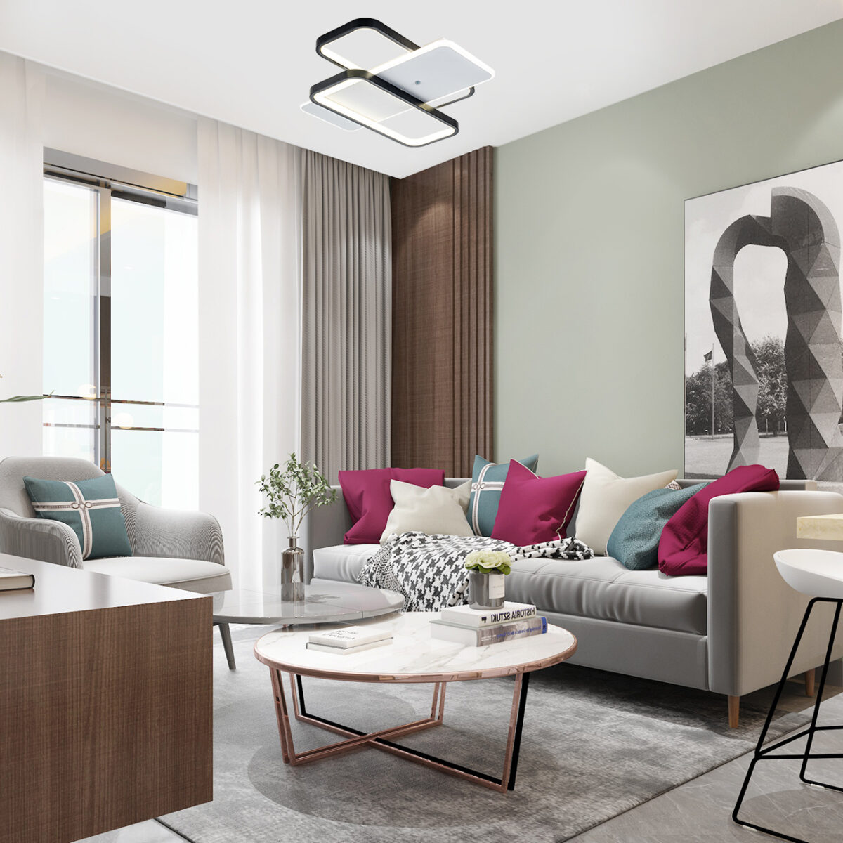 Escada 10215/S LED*85W White/Black — изображение 3