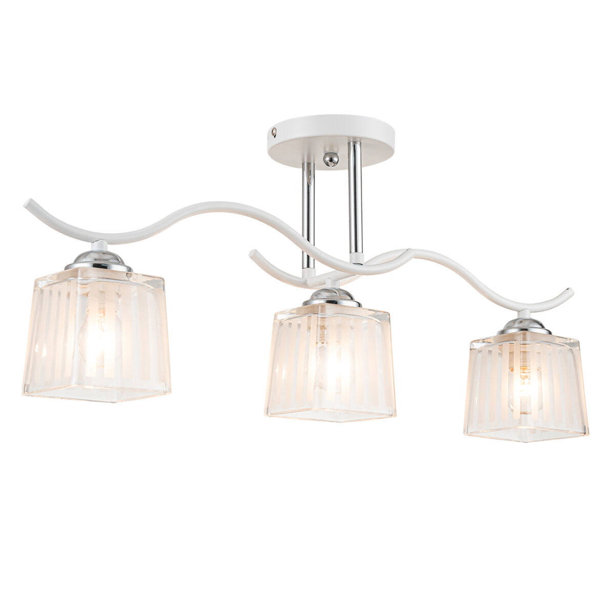 Escada 535/3PL E27*40W Chrome/White — изображение 1