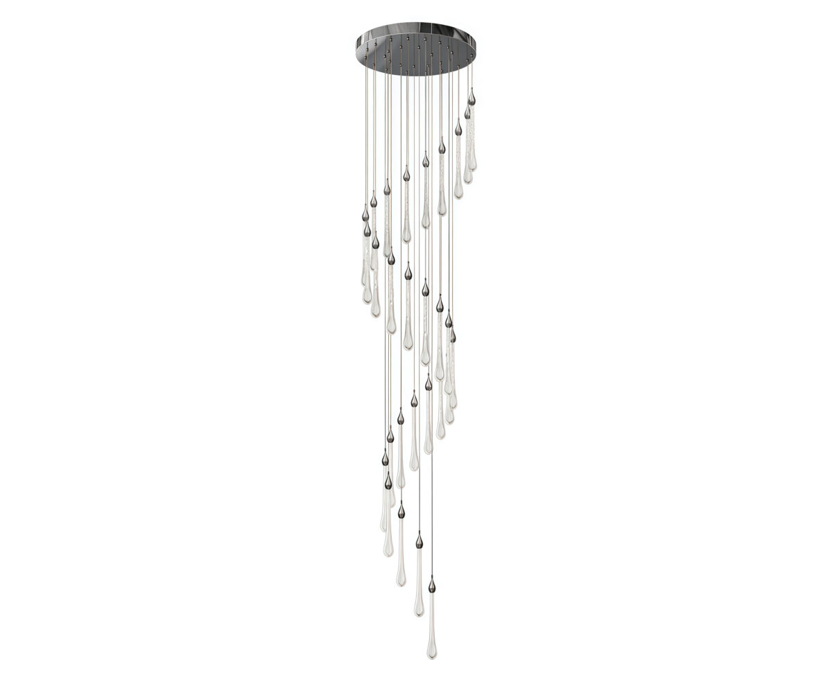 07860-28A,02 Люстра каскадная Асмер хром Led 84W — изображение 1
