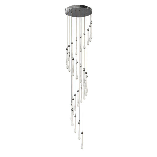 07860-28A,02 Люстра каскадная Асмер хром Led 84W