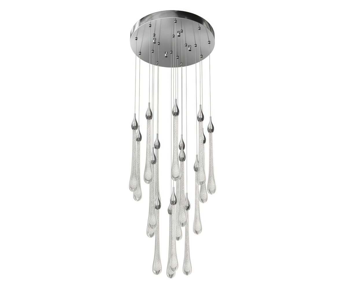 00019530 07860-18A,02 Люстра каскадная Асмер хром Led 54W — изображение 1