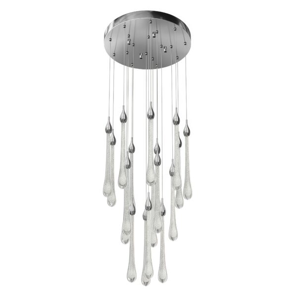 07860-18A,02 Люстра каскадная Асмер хром Led 54W