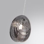 5038/1 MODERN ODL24 367 черный/дымчатый/металл/стекло Подвес G9 1*40W MUSSELS — изображение 2