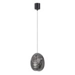 5038/1 MODERN ODL24 367 черный/дымчатый/металл/стекло Подвес G9 1*40W MUSSELS