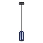 5053/1E PENDANT ODL24 375 черный/синий/металл Подвес GU10 LED 4W OVALI
